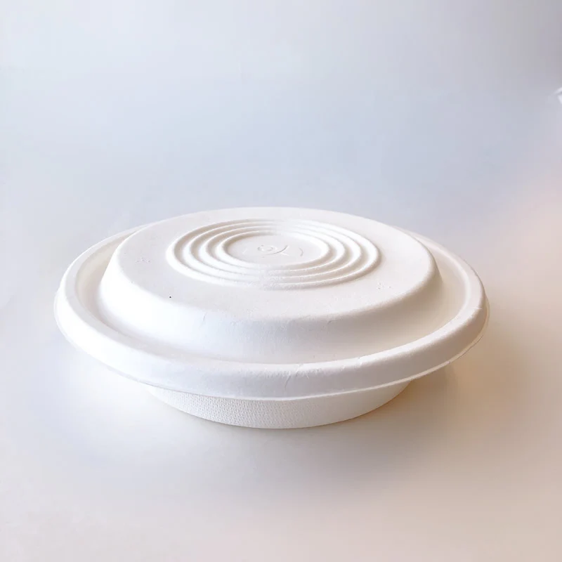 Lid for 24/30/40oz. Sugarcane Bowl 400cs - Disposable Take Away Food Packaging - Canadian Distribution - Image 2