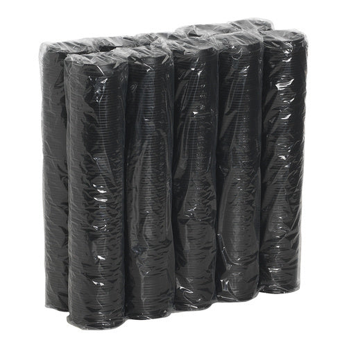 Lid Plastic Dome Black 12/16 Hot Cup - 10 x 100 count - Dixie - Packaging and Accessories - Restaurant Supplies and Equipment - Canadian Distribution - Image 2