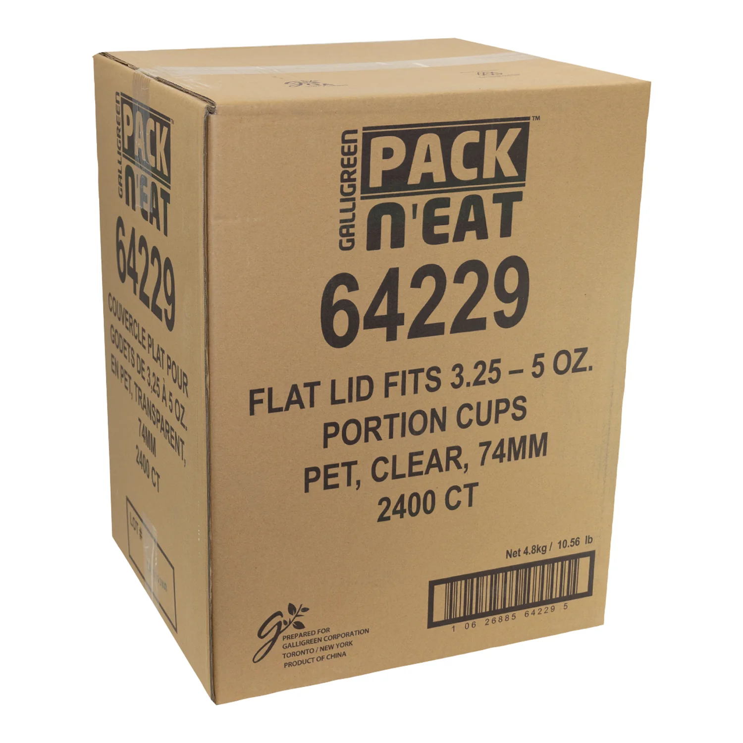 Lid Plastic Parfait Portion 3.25 - 5 oz. - 40 x 60 count - Packn'eat - Packaging and Accessories - Restaurant Supplies and Equipment - Canadian Distribution - Image 3