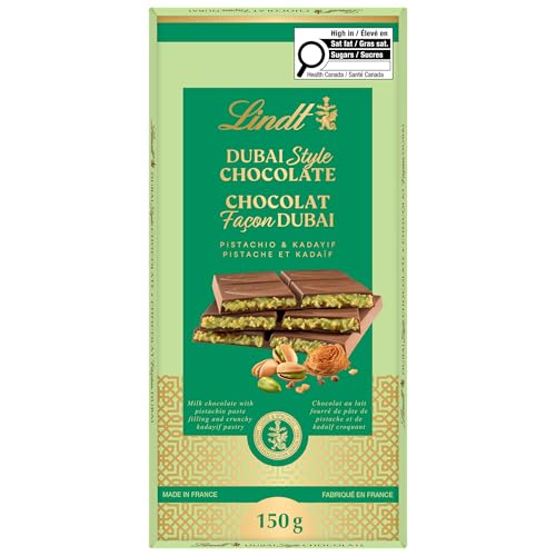 Lindt Dubai Style Chocolate Bar, 150g - Canadian Distribution - Ships Free Within Canada on Orders Above CAD $199 - Image 7
