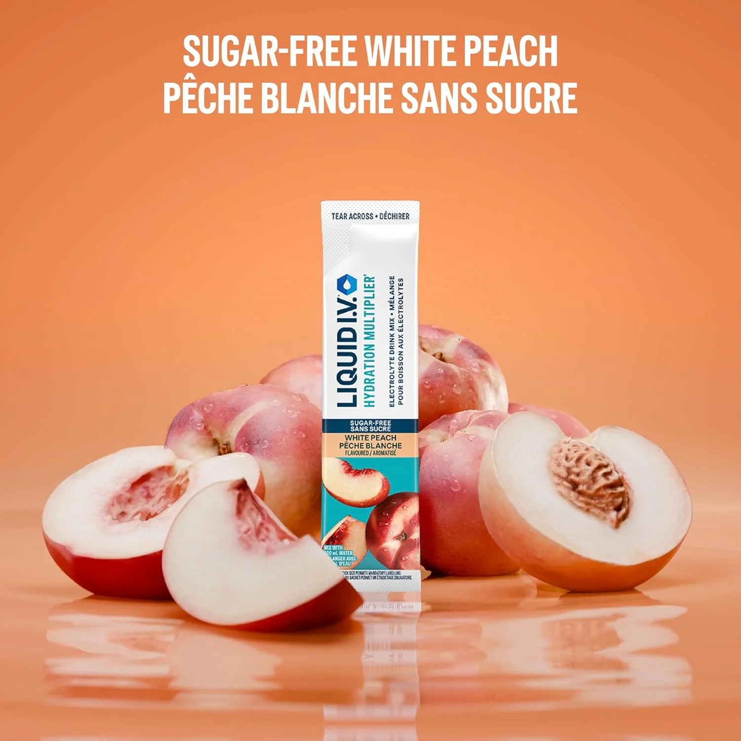 Liquid I.V. – Hydration Multiplier (Sugar Free) – White Peach – 18 Sticks – Ships Free Within Canada on Orders Above CAD $199 - Image 7