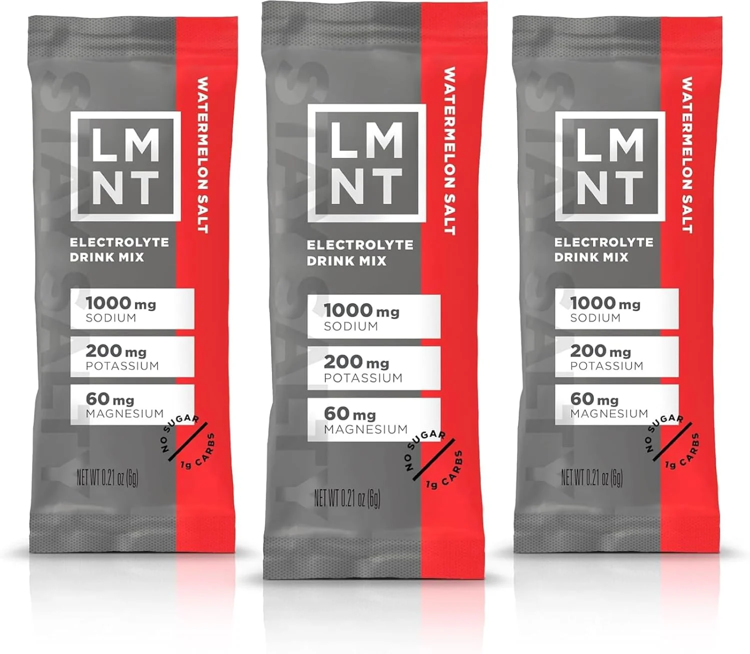 LMNT – Electrolyte Powder Packets – Watermelon Salt – 30 Sticks – Ships Free Within Canada on Orders Above CAD $199