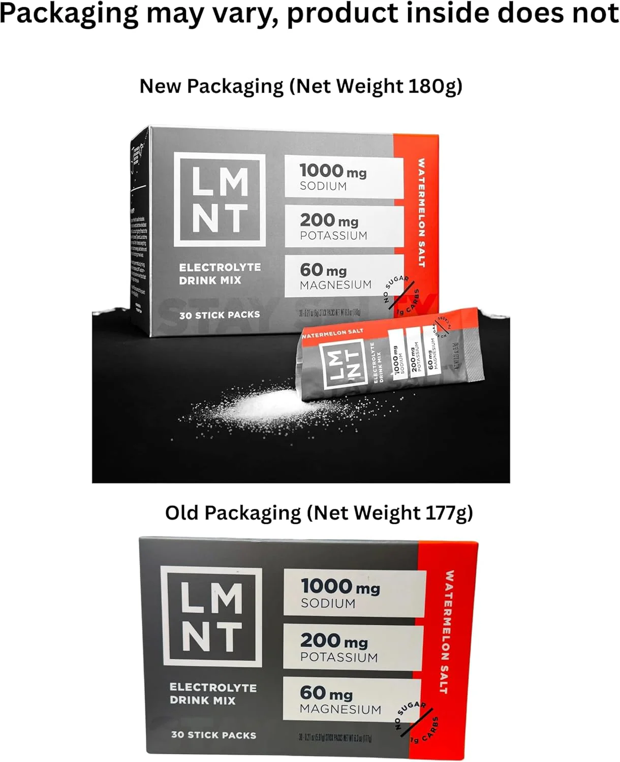 LMNT – Electrolyte Powder Packets – Watermelon Salt – 30 Sticks – Ships Free Within Canada on Orders Above CAD $199 - Image 5