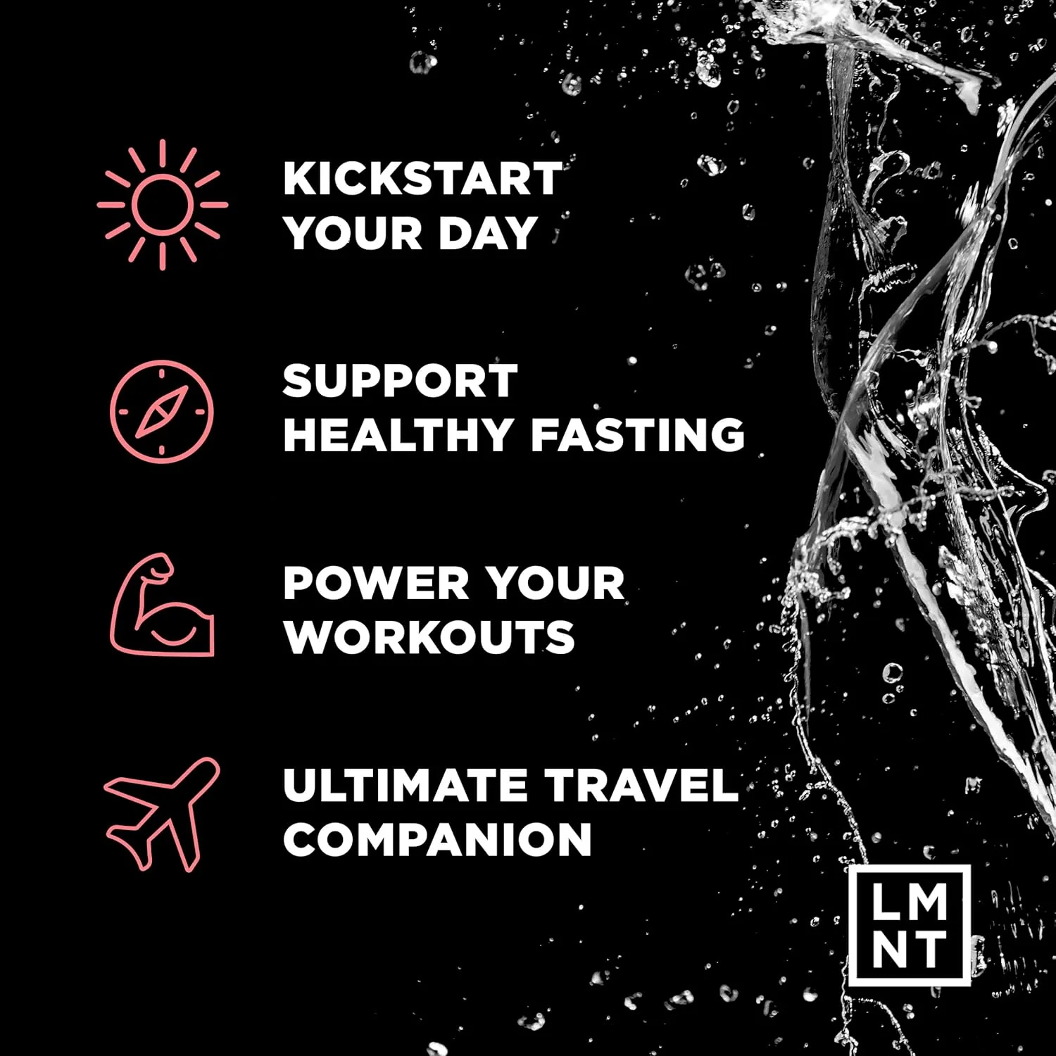 LMNT – Electrolytes – Raspberry Salt – 30 Pack – Ships Free Within Canada on Orders Above CAD $199 - Image 4