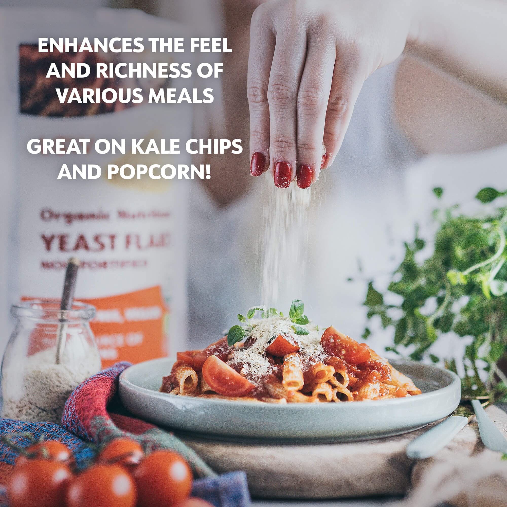 LOOV – Organic Nutritional Yeast Flakes – Unfortified – 227g - Canadian Distribution - Ships Free Within Canada on Orders Above CAD $199 - Image 3