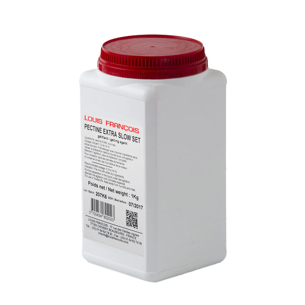 LOUIS FRANCOIS Extra Slow Set Pectin, 1kg - Canadian Distribution - Ships Free Within Canada on Orders Above CAD $199