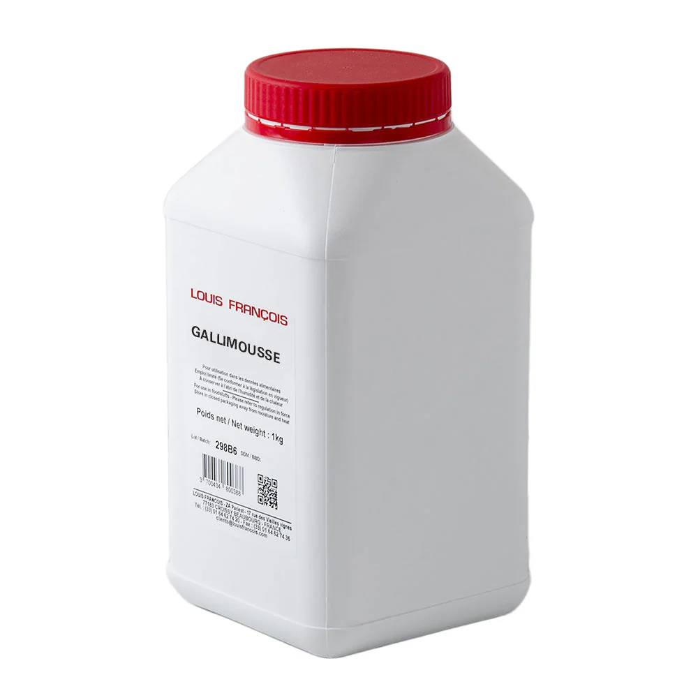 LOUIS FRANCOIS Gallimousse – Professional Aerating Agent for Light Textures, 1kg - Canadian Distribution - Ships Free Within Canada on Orders Above CAD $199
