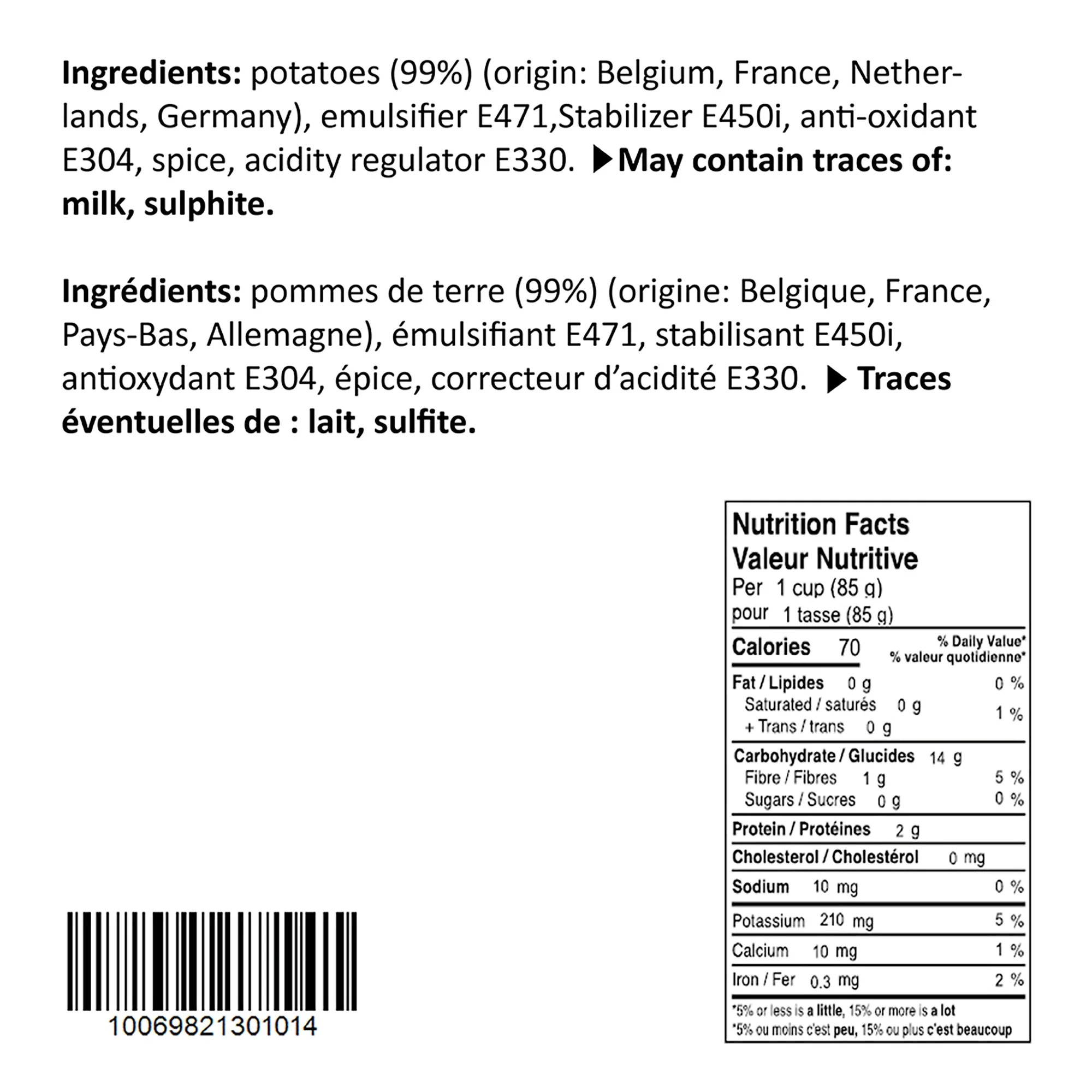 Lutosa Potato Flakes - 12 x 1 kg - Grocery and Food Items - Canadian Distribution - Ships Free Within Canada on Orders Above CAD $199 - Image 2
