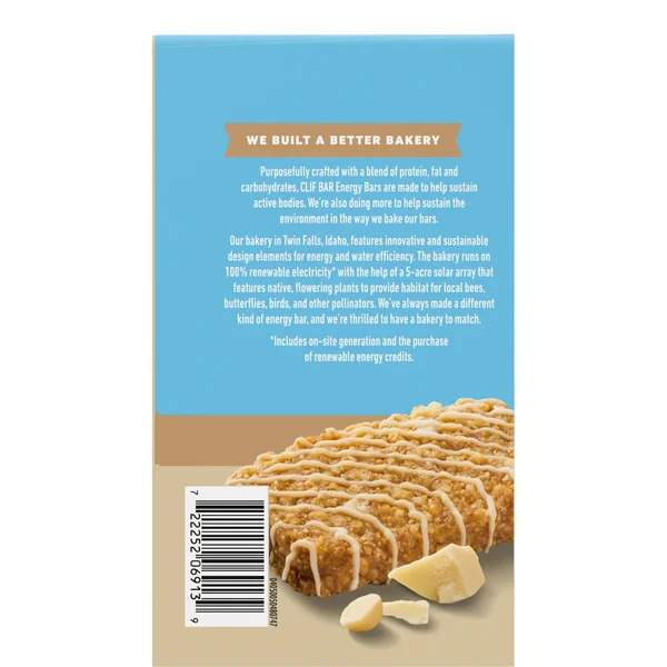 Macadamia Bar - 40 x 68 g - Clif - Canadian Distribution - Ships Free Within Canada on Orders Above CAD $199 - Image 3