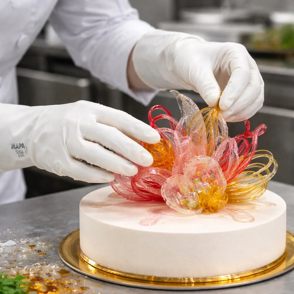MAPA Vital 520 Sugar Work Gloves – Professional Food-Safe Latex Gloves for Pulled Sugar - Canadian Distribution - Ships Free Within Canada on Orders Above CAD $199 - Image 3