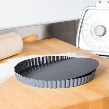 MATFER BOURGEAT Exopan Fluted Tart and Quiche Pan with Removable Bottom, 7 1/16" - Canadian Distribution - Ships Free Within Canada on Orders Above CAD $199 - Image 3