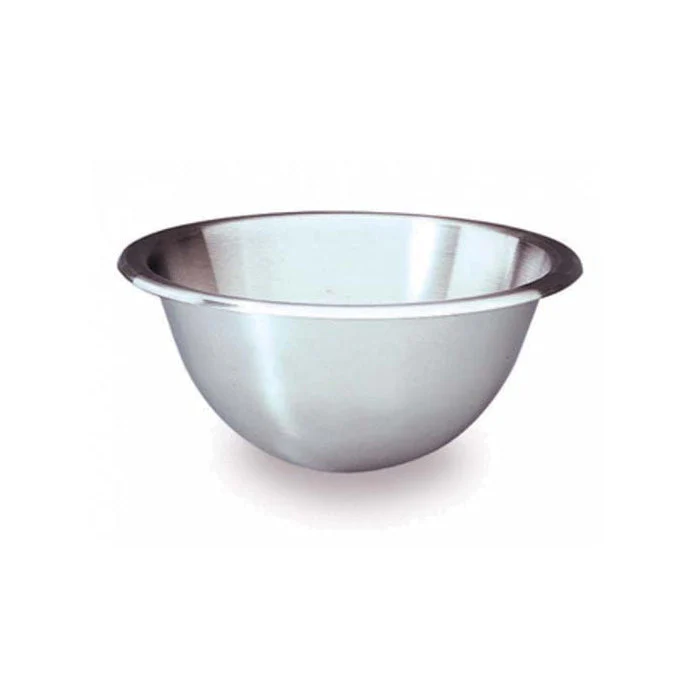 MATFER BOURGEAT Hemispherical Stainless Steel Mixing Bowl, 10" (3.7 Qt / 3.5L) - Canadian Distribution - Ships Free Within Canada on Orders Above CAD $199