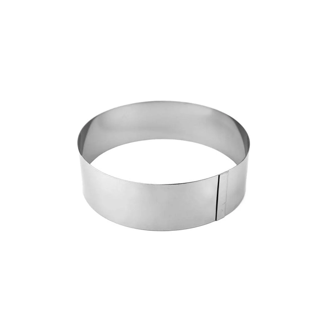 MATFER BOURGEAT Stainless Steel Ice Cream Cake Ring, 5 1/2" - Canadian Distribution - Ships Free Within Canada on Orders Above CAD $199