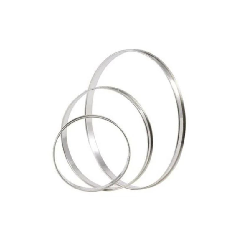 MATFER BOURGEAT Stainless Steel Pastry Tart Ring with Rolled Edges, 7 1/8" - Canadian Distribution - Ships Free Within Canada on Orders Above CAD $199 - Image 2