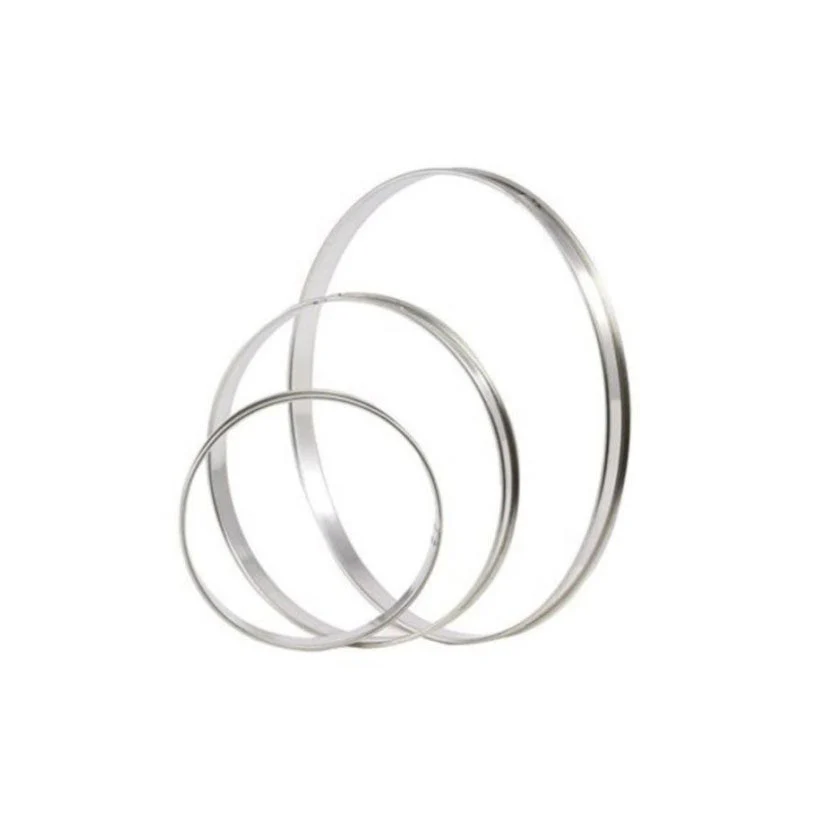 MATFER BOURGEAT Stainless Steel Pastry Tart Ring with Rolled Edges, 8" - Canadian Distribution - Ships Free Within Canada on Orders Above CAD $199 - Image 2
