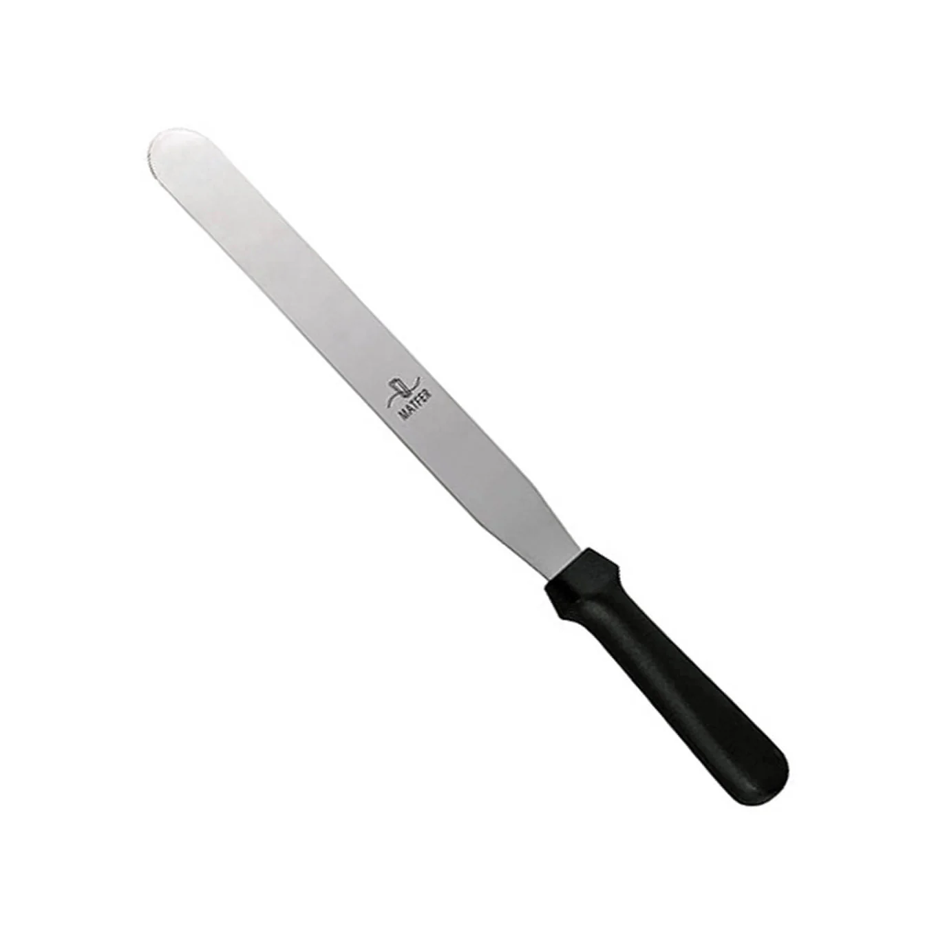 MATFER BOURGEAT Stainless Steel Straight Spatula, 11 7/8" - Canadian Distribution - Ships Free Within Canada on Orders Above CAD $199