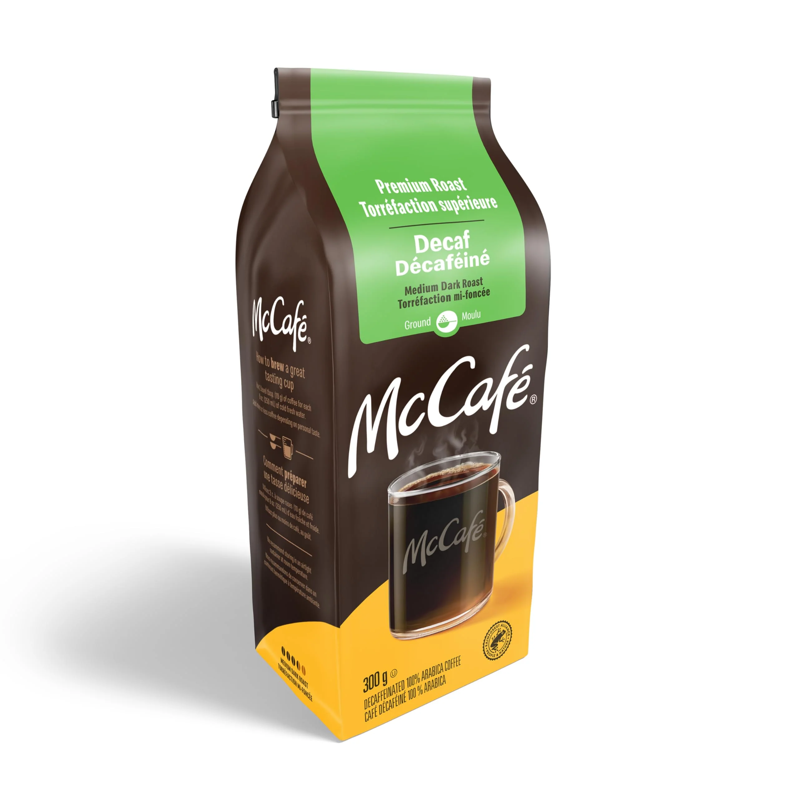 McCafé Premium Medium Dark Roast Decaf Ground Coffee, 6 x 300g - Canadian Distribution - Ships Free Within Canada on Orders Above CAD $199 - Image 5