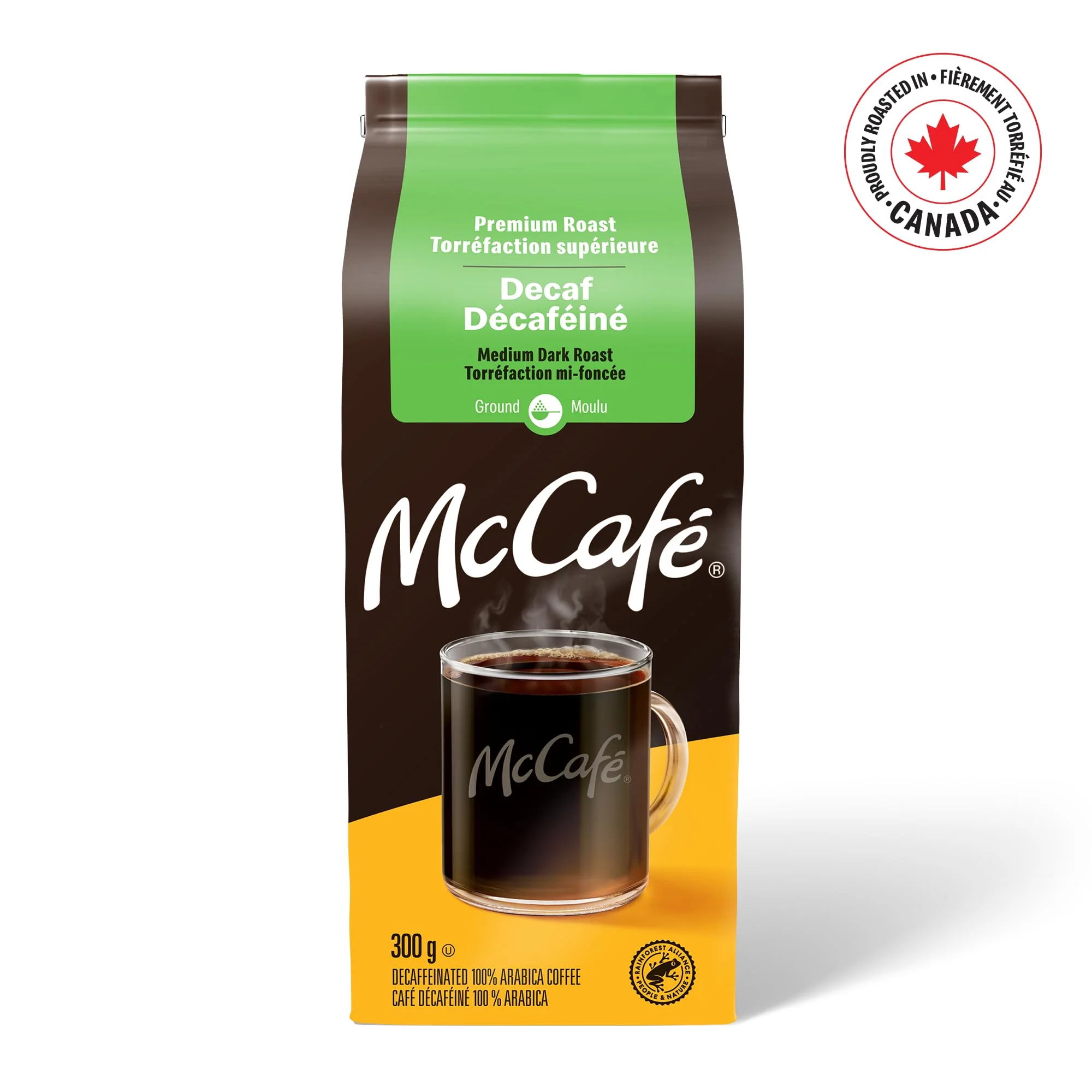 McCafé Premium Medium Dark Roast Decaf Ground Coffee, 6 x 300g - Canadian Distribution - Ships Free Within Canada on Orders Above CAD $199 - Image 7