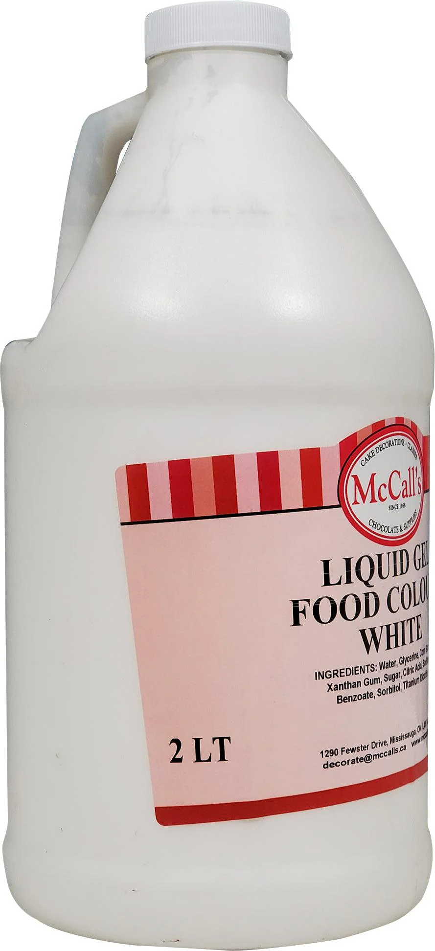 McCall's - Gel Liquid Food Color - White - Ships Free Within Canada on Orders Above CAD $199