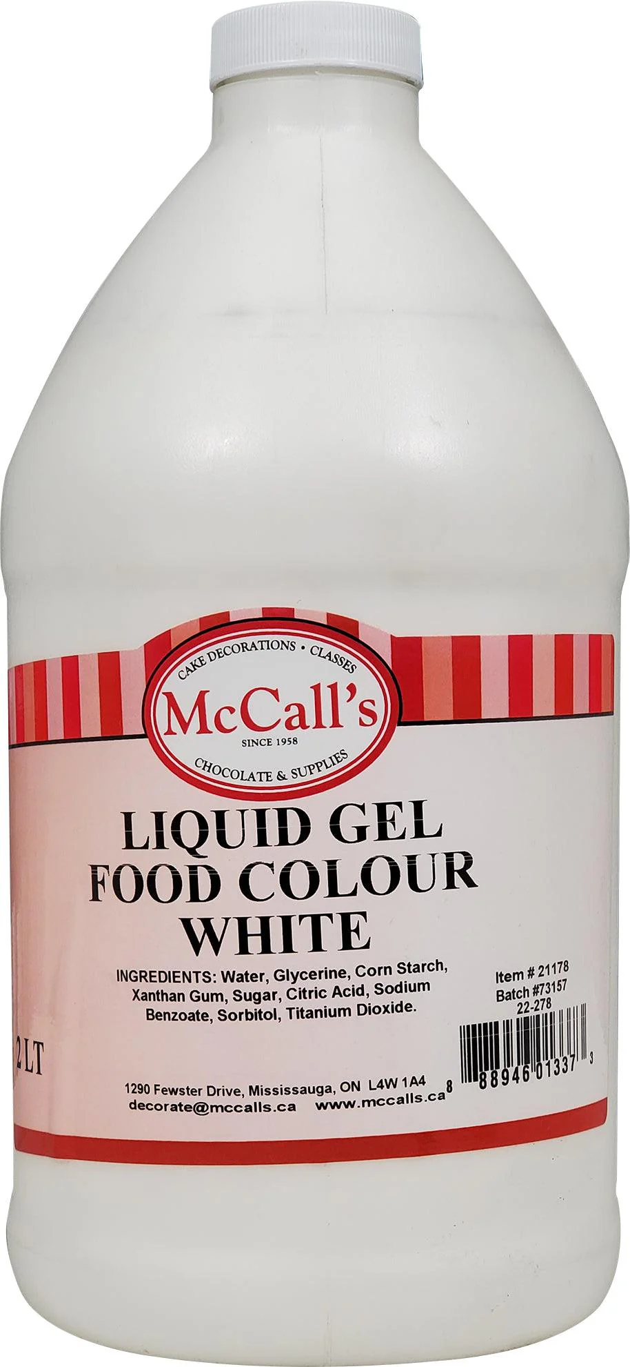 McCall's - Gel Liquid Food Color - White - Ships Free Within Canada on Orders Above CAD $199 - Image 2