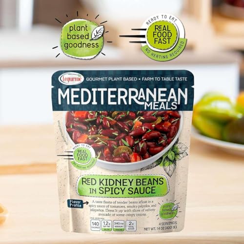 Mediterranean, Ready to Eat Red Kidney Beans in Spicy Sauce, Gluten Free, Plant Based, Vegan, No Preservatives, No Colorants, No Artificial Flavors, 250GR (Pack of 9) - Canadian Distribution - Ships Free Within Canada on Orders Above CAD $199 - Image 2