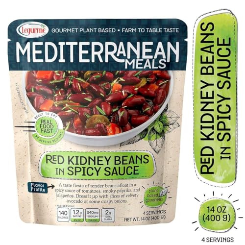 Mediterranean, Ready to Eat Red Kidney Beans in Spicy Sauce, Gluten Free, Plant Based, Vegan, No Preservatives, No Colorants, No Artificial Flavors, 250GR (Pack of 9) - Canadian Distribution - Ships Free Within Canada on Orders Above CAD $199 - Image 7