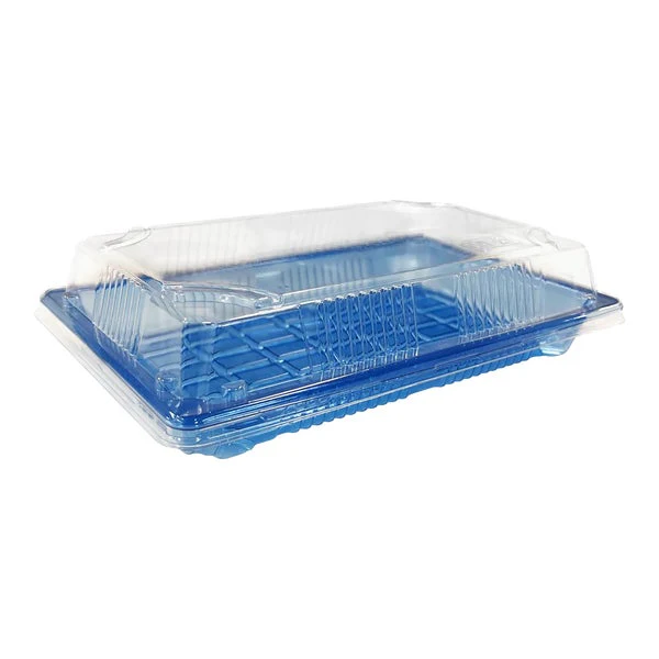 Medium Rectangular Sushi Tray Combo with Lid - Pack of 320 - Disposables, Restaurant Packaging and Take-Out Supplies - Canadian Distribution - Ships Free Within Canada on Orders Above CAD $199
