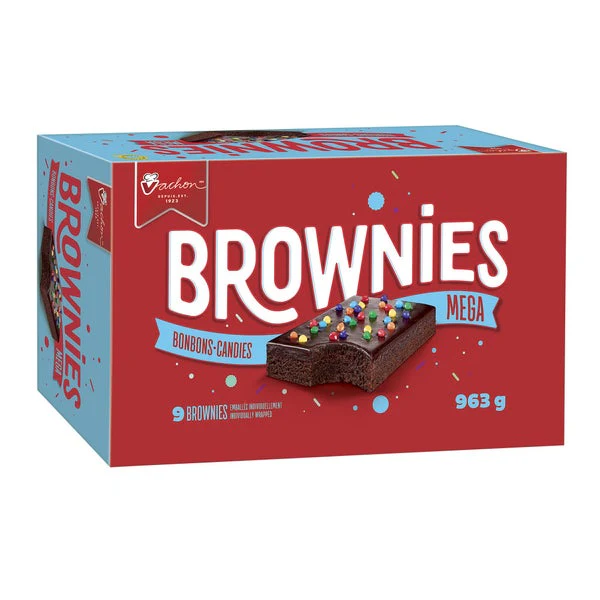Mega Brownies - 4 x Packs of 9 - Vachon - Canadian Distribution - Ships Free Within Canada on Orders Above CAD $199
