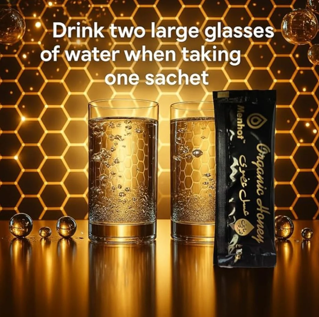 Menhot - Honey Sachets for Men - Ginseng & Herbals - 29 Count - Canadian Distribution - Ships Free Within Canada on Orders Above CAD $199 - Image 2