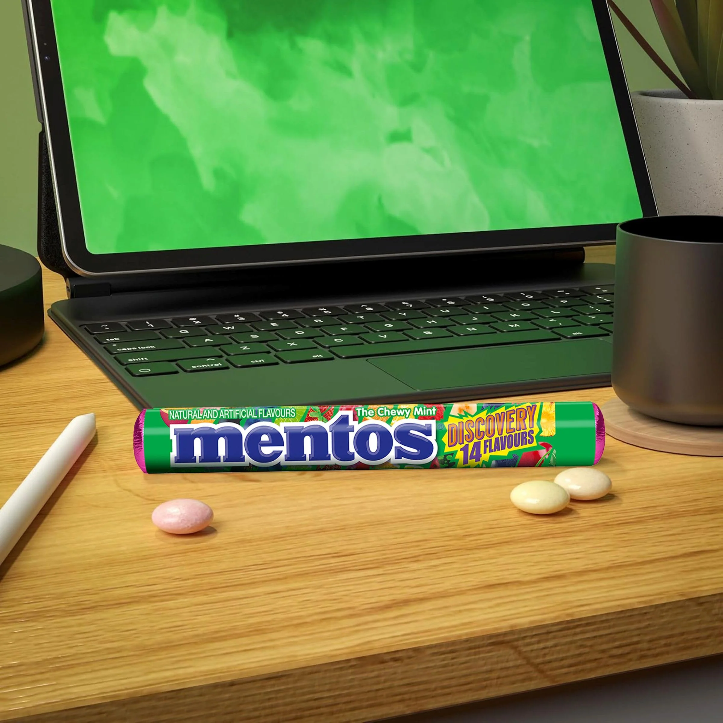 Mentos Discovery Chewy Mints - 20 Roll Pack (280 Pieces Total) - Canadian Distribution - Ships Free Within Canada on Orders Above CAD $199 - Image 2