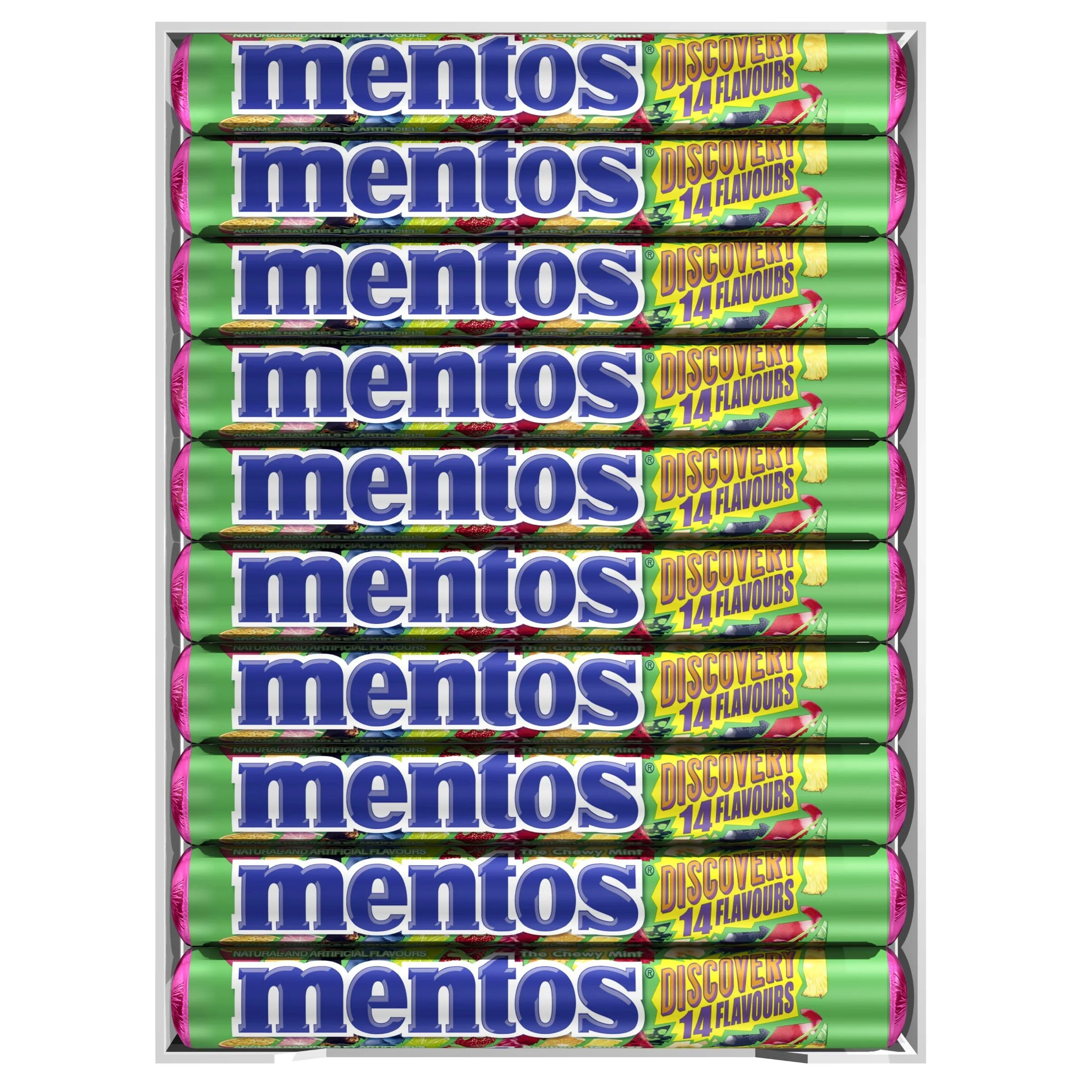 Mentos Discovery Chewy Mints - 20 Roll Pack (280 Pieces Total) - Canadian Distribution - Ships Free Within Canada on Orders Above CAD $199 - Image 3