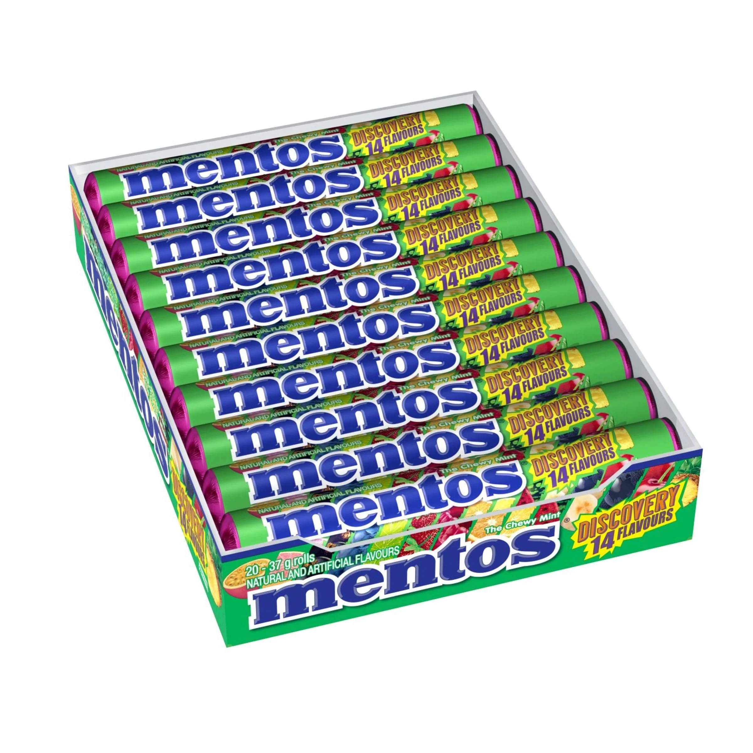 Mentos Discovery Chewy Mints - 20 Roll Pack (280 Pieces Total) - Canadian Distribution - Ships Free Within Canada on Orders Above CAD $199 - Image 4