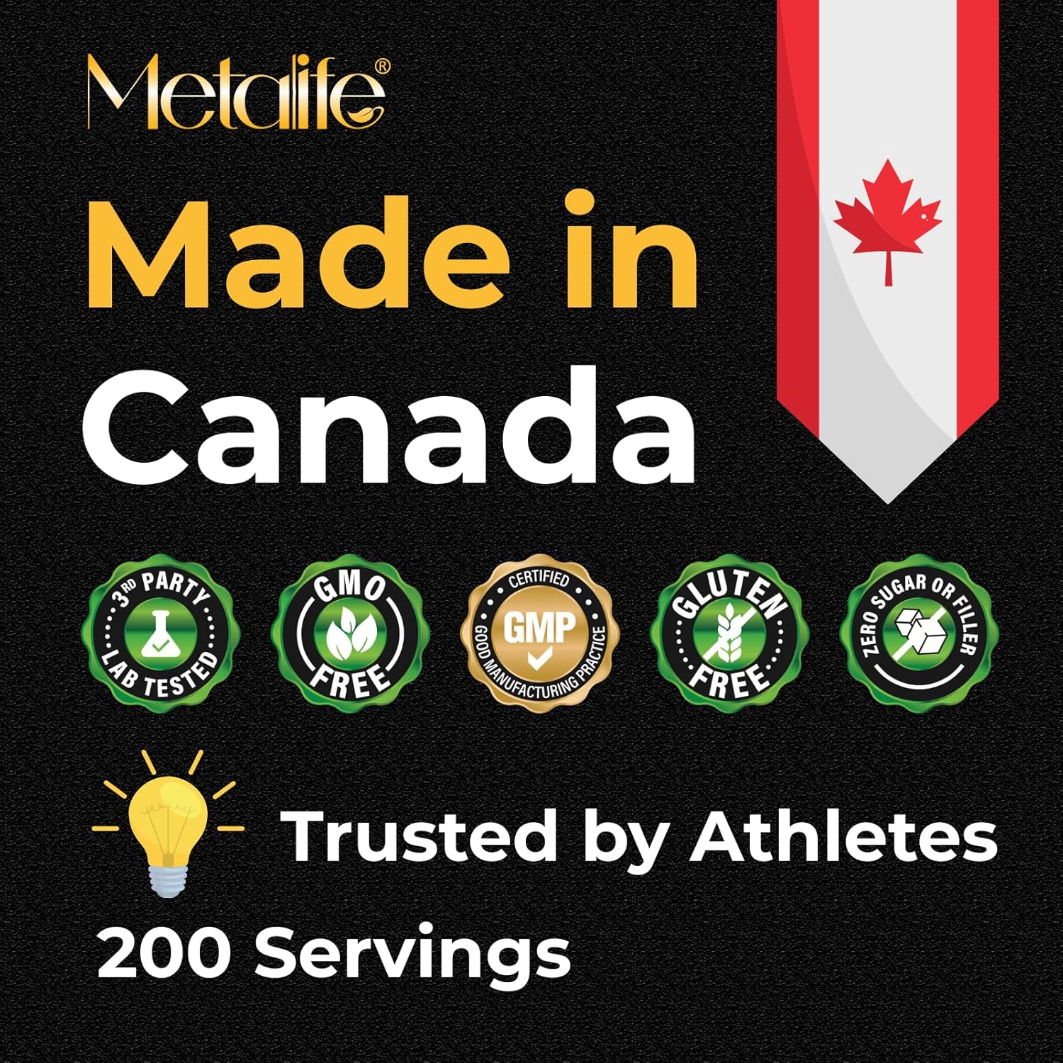 MetaLife – Creatine Monohydrate Powder – Unflavored – 1000 g, 200 Servings – Ships Free Within Canada on Orders Above CAD $199 - Image 8