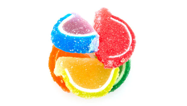 Mini Jelly Fruit Slices - 30 LB Box - Premium Ice Cream and Dessert Toppings, Mix-Ins and Inclusions - Ships Free Within Canada on Orders Above CAD $199