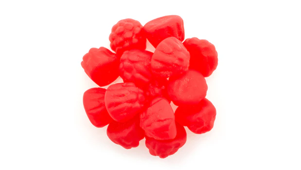 Mini Red Jelly Berries - 22 LB Box - Premium Ice Cream and Dessert Toppings, Mix-Ins and Inclusions - Ships Free Within Canada on Orders Above CAD $199