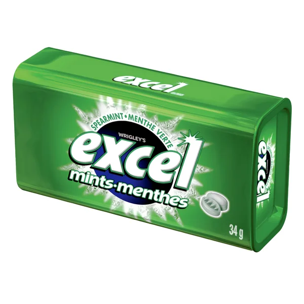 Mints Spearmint - 4 x Packs of 8 - Excel - Canadian Distribution - Ships Free Within Canada on Orders Above CAD $199 - Image 2