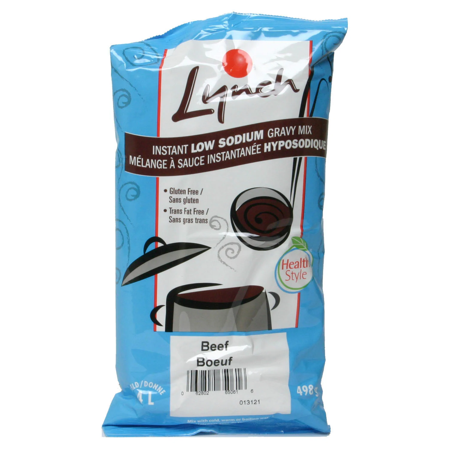 Mix Gravy Beef Low-Sodium Gluten-Free Instant - 8 x 498 g - Health Style - Restaurant and Foodservice Ingredients - Canadian Distribution - Ships Free Within Canada on Orders Above CAD $199