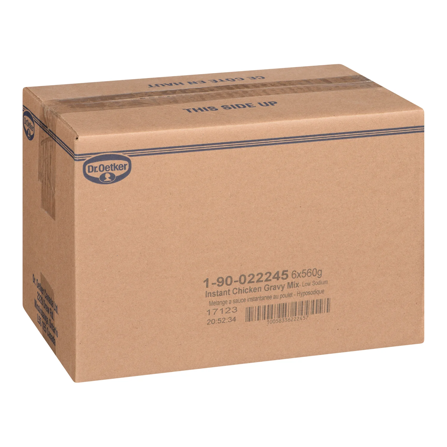 Mix Gravy Chicken Low-Sodium - 6 x 560 g - Oetker - Restaurant and Foodservice Ingredients - Canadian Distribution - Ships Free Within Canada on Orders Above CAD $199 - Image 2