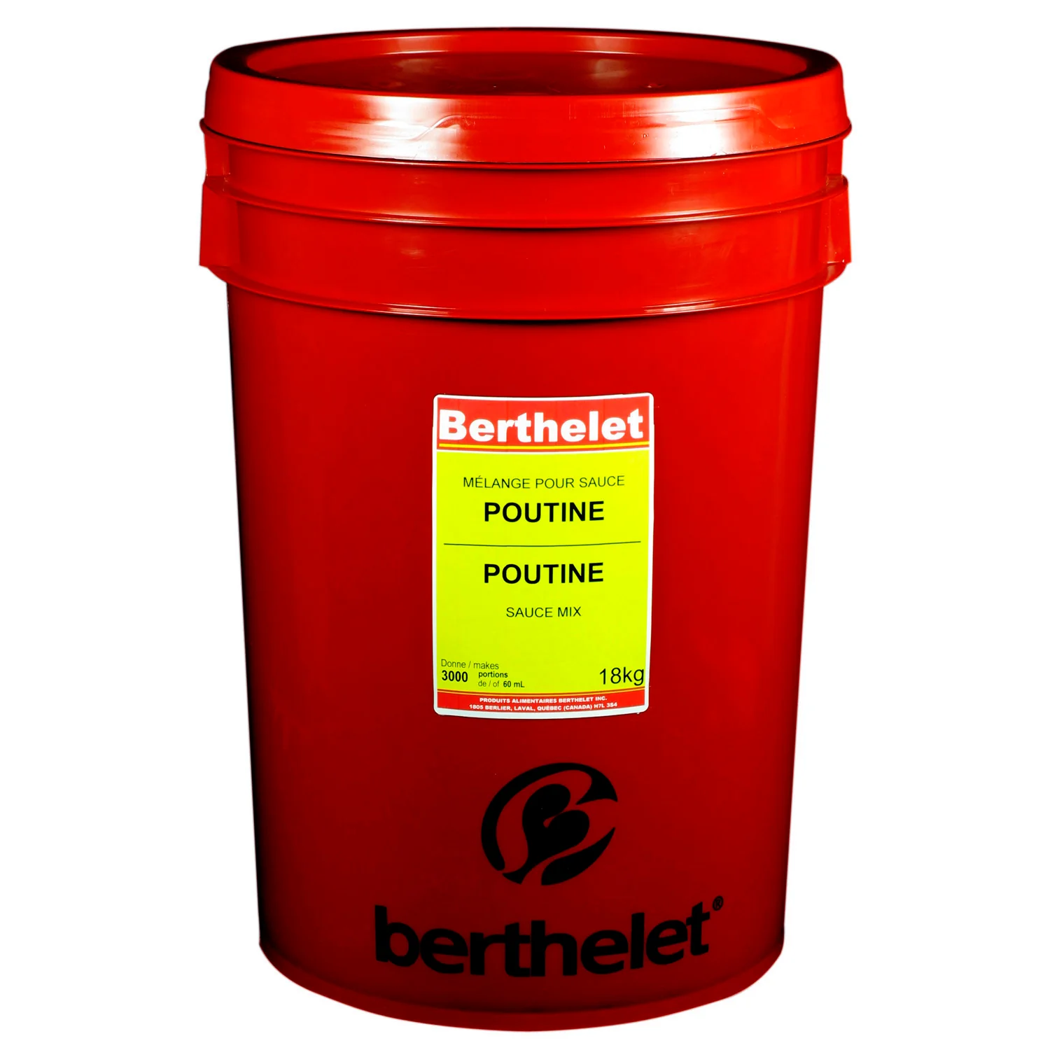Mix Sauce Poutine - 1 x 18 kg - Berthelet - Restaurant and Foodservice Ingredients - Canadian Distribution - Ships Free Within Canada on Orders Above CAD $199 - Image 3