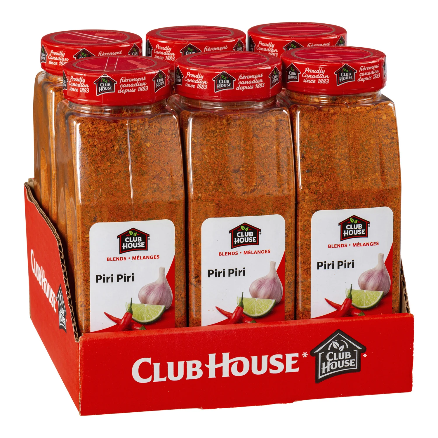 Mix Seasoning Piri Piri - 6 x 700 g (Case = 1 x 700 g) - Clubhouse - Restaurant and Foodservice Ingredients - Canadian Distribution - Ships Free Within Canada on Orders Above CAD $199 - Image 2