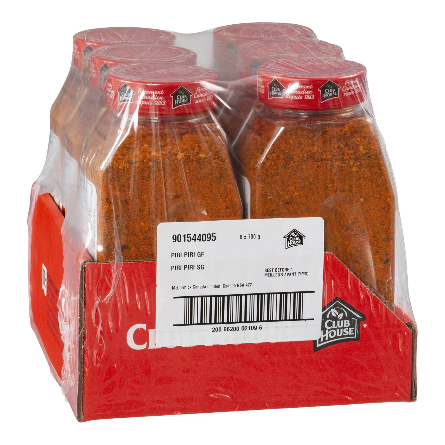 Mix Seasoning Piri Piri - 6 x 700 g (Case = 1 x 700 g) - Clubhouse - Restaurant and Foodservice Ingredients - Canadian Distribution - Ships Free Within Canada on Orders Above CAD $199 - Image 3