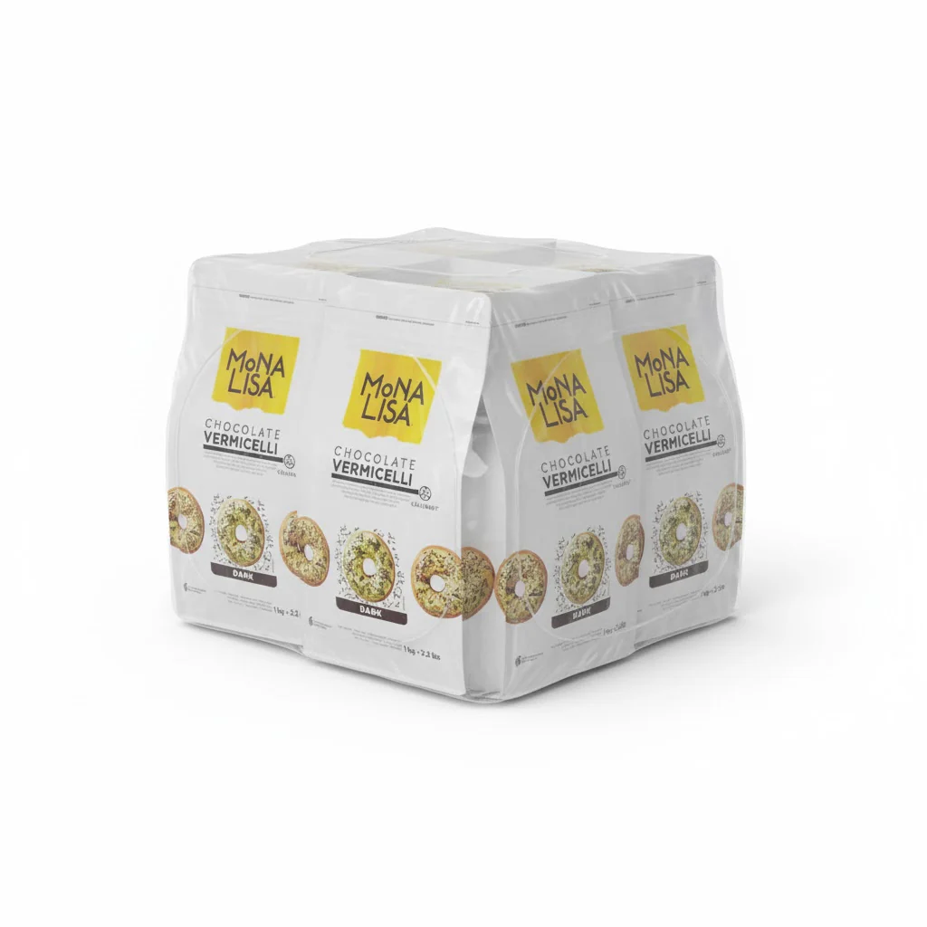 Mona Lisa - Dark (Semi Sweet) Chocolate Vermicelli - 1KG - Case of 6 x 1KG - Barry Callebaut - Canadian Distribution - Ships Free Within Canada on Orders Above CAD $199 - Image 2