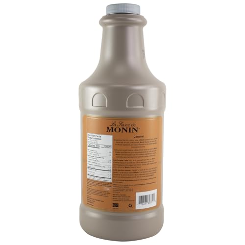 Monin Gourmet Caramel Sauce – Buttery & Rich Flavor for Coffee, Desserts & More, 64 oz – Gluten-Free, Non-GMO - Canadian Distribution - Ships Free Within Canada on Orders Above CAD $199 - Image 5
