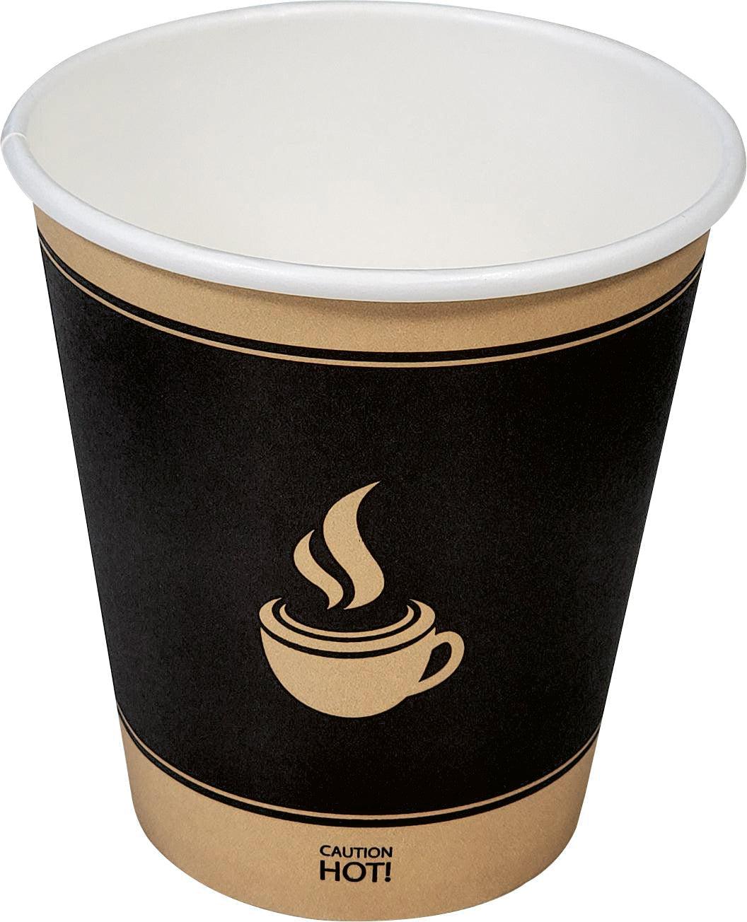 Morning Dew - 10oz Hot Paper Cups - Ebony Print - 20 x 50 count - Image 2