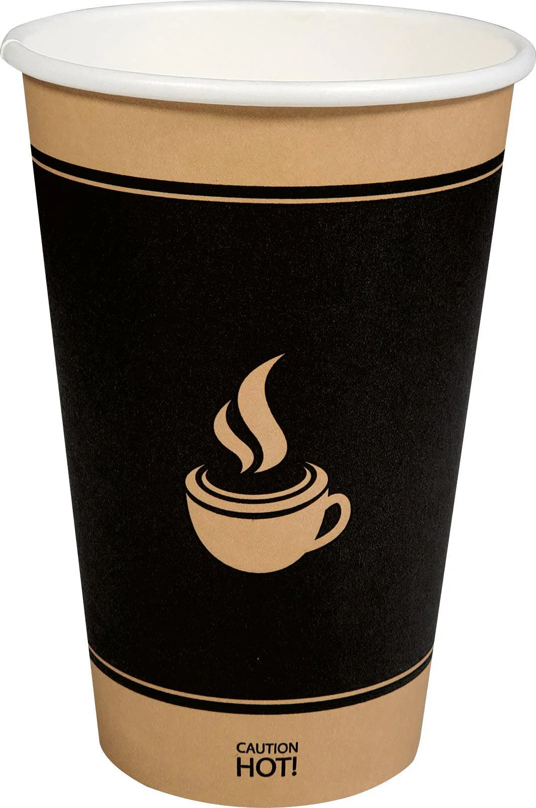 Morning Dew - 16 oz Hot Paper Cup - Ebony Print - 20 x 50 count