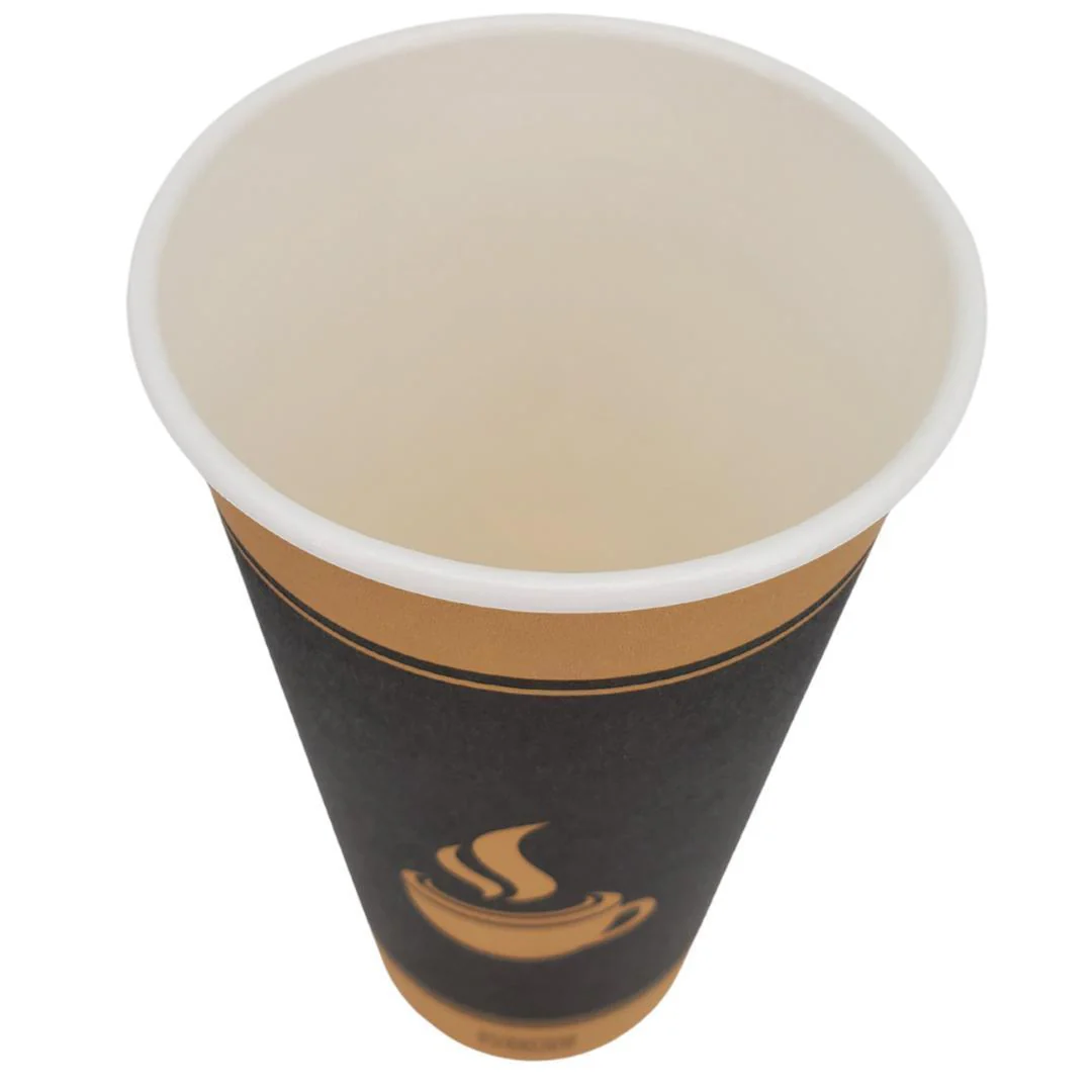 Morning Dew - 20 oz Hot Paper Cups - Ebony Print - 20 x 25 count - Image 3