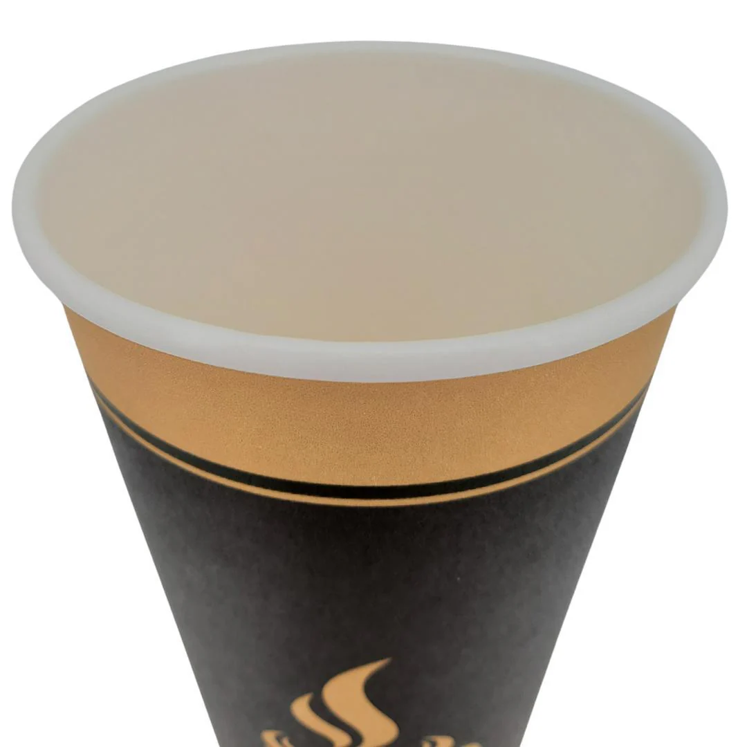 Morning Dew - 20 oz Hot Paper Cups - Ebony Print - 20 x 25 count - Image 4