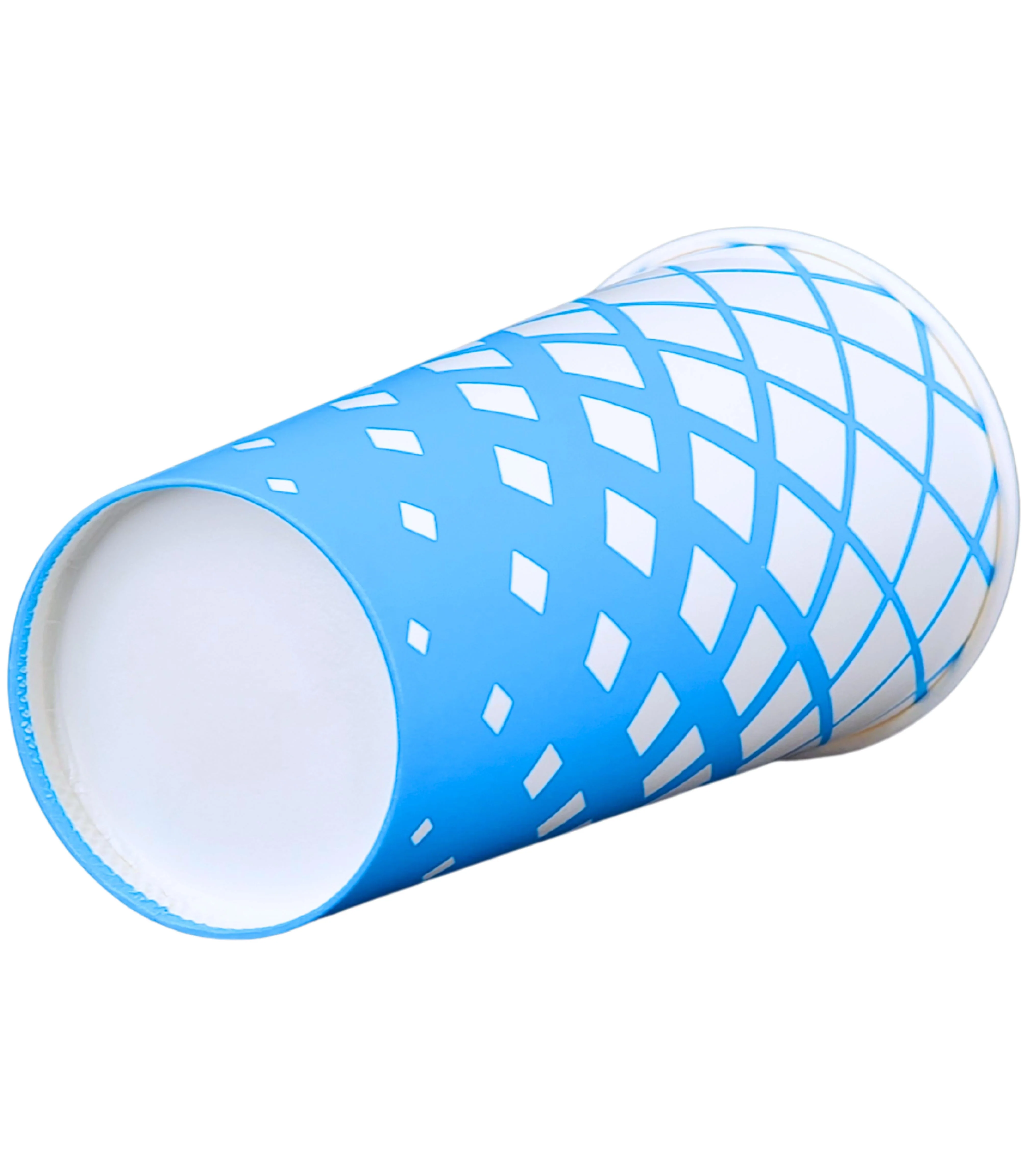 Morning Dew - 22oz Cold Paper Cups - Ice Blue Print - 20 x 25 count - Image 2