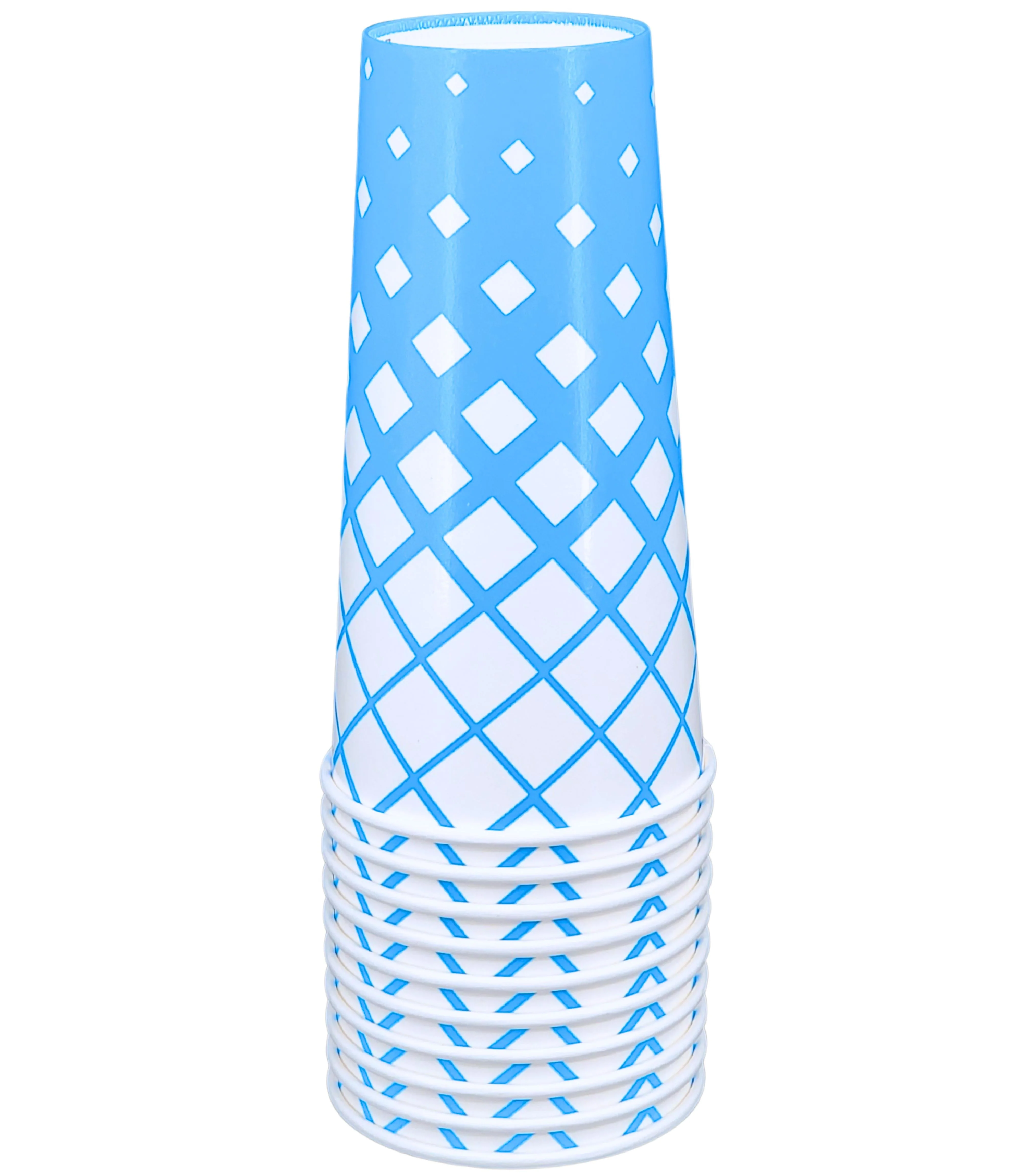Morning Dew - 22oz Cold Paper Cups - Ice Blue Print - 20 x 25 count - Image 4