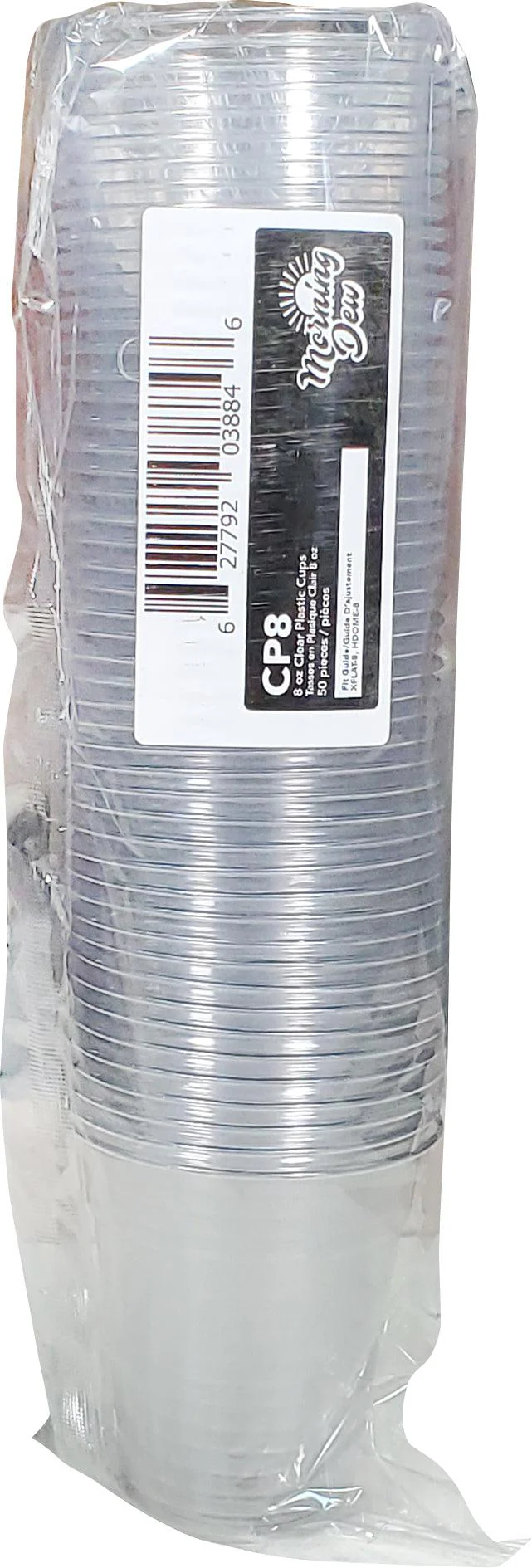 Morning Dew - 8oz Clear Pet Cup - 78mm - 20 x 50 count - Image 4